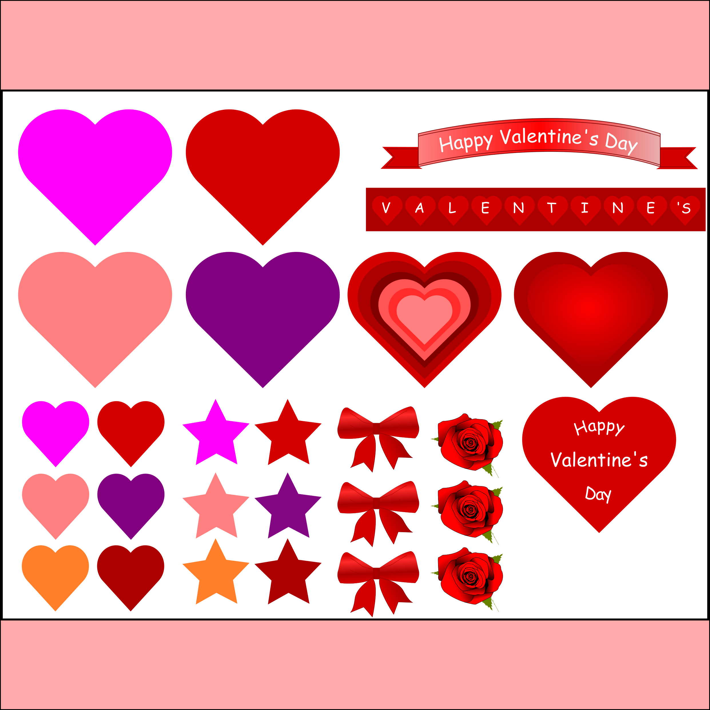 Valentine's day best sale card decorations